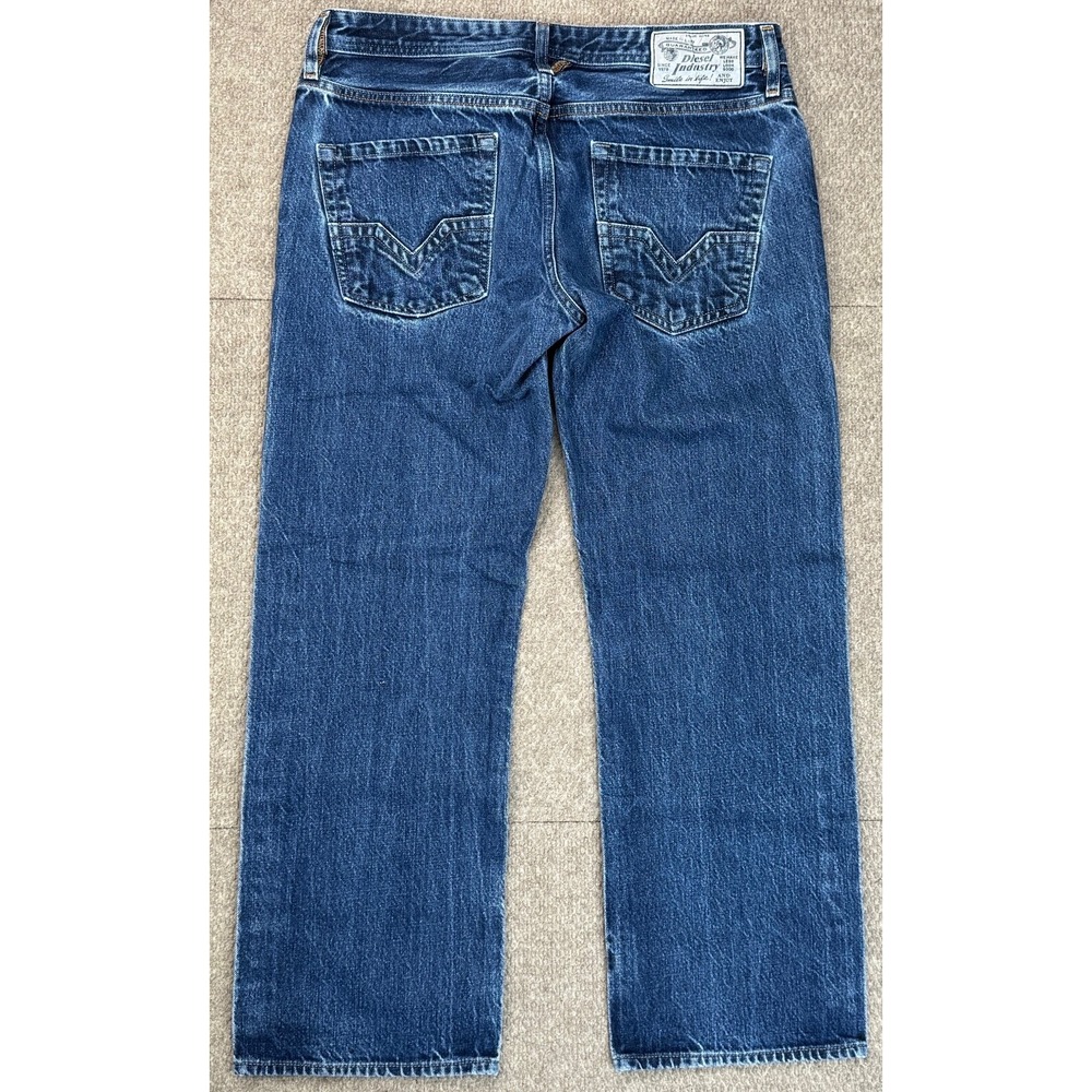 Diesel Industry Larkee‎ Vtg Men's Button Fly Denim Jeans Size 32x30 - Picture 12 of 15
